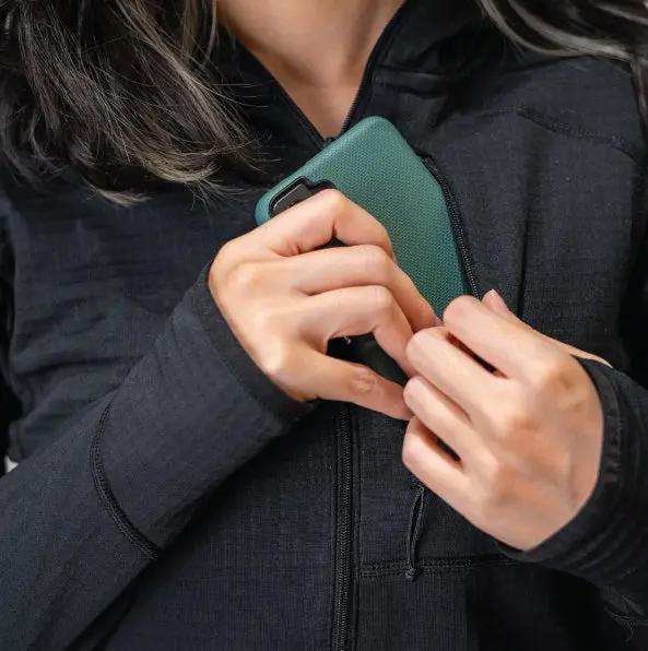 女生 Active Base 搖粒絨上衣 - MTN Goat Ultralight